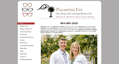 Desktop Screenshot of palmetto-eye.com